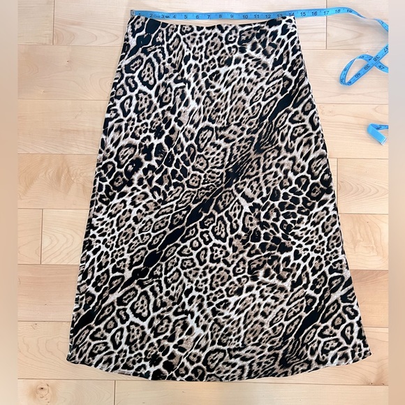 Leopard print midi skirt / size M - Picture 1 of 3